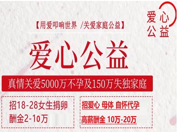 贞丰捐卵助孕生子 爱心志愿者招募